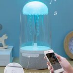 ⁦اباجورة قنديل البحر المتحرك 2*1 مع سبيكر صوت بلوتوث⁩ - الصورة ⁦7⁩