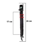 ⁦اسورة بوصلة للسفر والتخييم مدمجة بجزء قطع للاحبال للطوارئ⁩ - الصورة ⁦10⁩