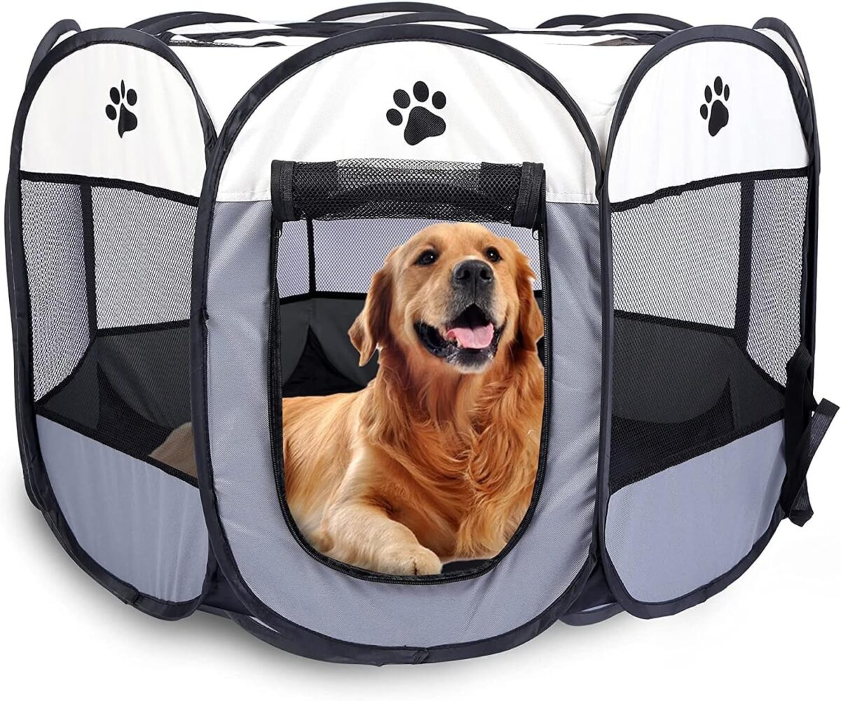 ⁦بيت متنقل للقطط والكلاب والحيوانات الاليفة قابل للطي⁩ - الصورة ⁦2⁩