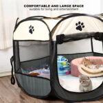 ⁦بيت متنقل للقطط والكلاب والحيوانات الاليفة قابل للطي⁩ - الصورة ⁦7⁩