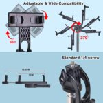 ⁦ترايبود ديجيتال ثلاثي القوائم مع كاميرا سينسور للتصوير عن بعد للبث المباشر والمحتوي - 180 سم⁩ - الصورة ⁦7⁩