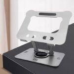 ⁦حامل تابلت والايباد دوار  بزواية 360 درجة و ارتفاع قابل للتعديل والطي⁩ - الصورة ⁦4⁩