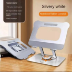 ⁦حامل تابلت والايباد دوار  بزواية 360 درجة و ارتفاع قابل للتعديل والطي⁩ - الصورة ⁦2⁩