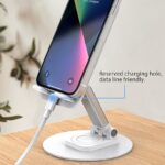 ⁦حامل موبايل وتابلت محمول يدور 360 درجة  للتحكم في زواية الرؤية وقابل للطي والتعديل⁩ - الصورة ⁦3⁩