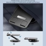 ⁦حامل موبايل وتابلت محمول يدور 360 درجة  للتحكم في زواية الرؤية وقابل للطي والتعديل⁩ - الصورة ⁦8⁩