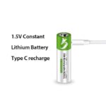 ⁦حجارة قابلة لاعادة الشحن بنففذ يو اس بي 2600ملي اميبر _ 4 قطع⁩ - الصورة ⁦5⁩