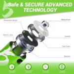 ⁦حجارة قابلة لاعادة الشحن بنففذ يو اس بي 2600ملي اميبر _ 4 قطع⁩ - الصورة ⁦6⁩