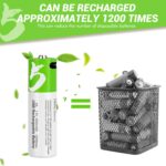 ⁦حجارة قابلة لاعادة الشحن بنففذ يو اس بي 2600ملي اميبر _ 4 قطع⁩ - الصورة ⁦7⁩