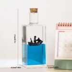 ⁦زجاجة ديكور مزينة من الداخل بسفينة بحرية مجسمة⁩ - الصورة ⁦9⁩