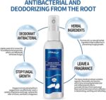 ⁦سبراي معطر للاحذية والشرابات مضاد للتعرق والبكتيريا 120 مل⁩ - الصورة ⁦4⁩