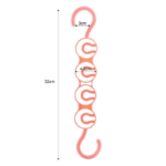 ⁦شماعة ملابس مزدوجة لتعليق قطع متعددة من الملابس وتوفير المساحة⁩ - الصورة ⁦7⁩