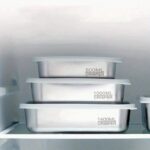 ⁦طقم علب ثلاجة ستانلس ستيل 3 قطع بمقاسات مختلفة بغطاء محكم الغلق لحفظ الطعام⁩ - الصورة ⁦7⁩