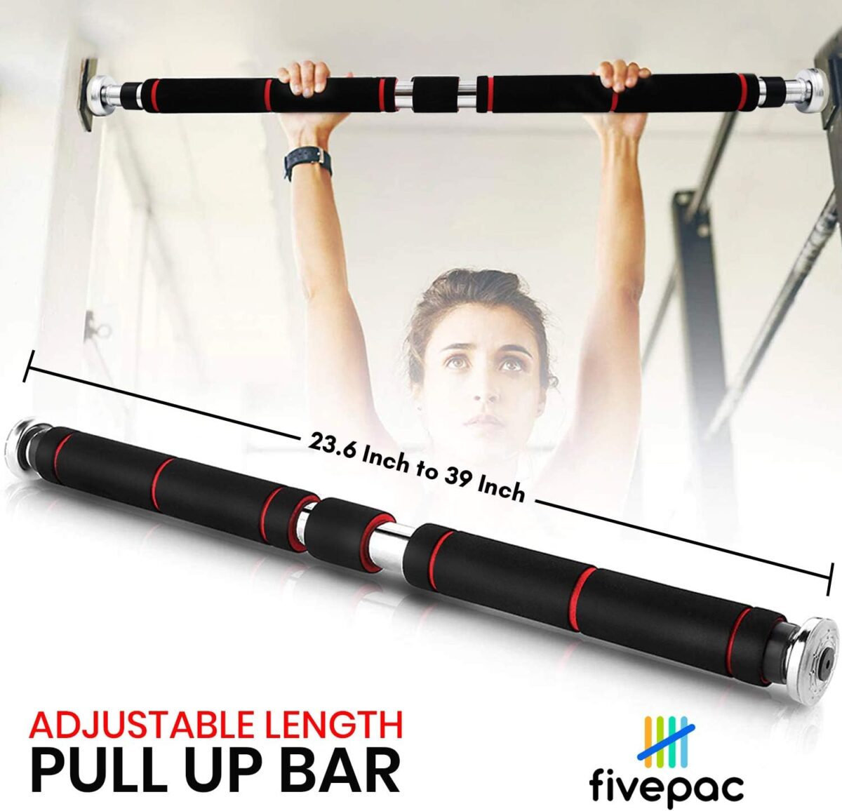 ⁦عقلة باب للتمارين الرياضية 60سم قابلة للتعديل⁩ - الصورة ⁦6⁩