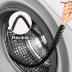 فرشة تنظيف مرنة قابلة للطي لتسهيل تنظيف فتحات وصرف الغسالة