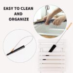 فرشة تنظيف مرنة قابلة للطي لتسهيل تنظيف فتحات وصرف الغسالة - الصورة 6