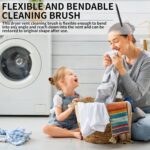 فرشة تنظيف مرنة قابلة للطي لتسهيل تنظيف فتحات وصرف الغسالة - الصورة 9