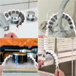 ⁦فرشة تنظيف مرنة قابلة للطي لتنظيف زوايا حوض المطبخ والحمام⁩ - الصورة ⁦6⁩