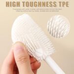 ⁦فرشة سيليكون بمقبض طويل  لتنظيف زجاجات المياه وببرونات الاطفال⁩ - الصورة ⁦2⁩