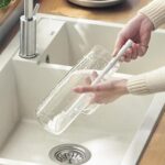 فرشة سيليكون بمقبض طويل  لتنظيف زجاجات المياه وببرونات الاطفال