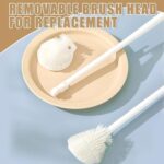 ⁦فرشة سيليكون بمقبض طويل  لتنظيف زجاجات المياه وببرونات الاطفال⁩ - الصورة ⁦6⁩