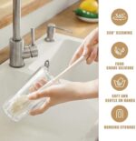 ⁦فرشة سيليكون بمقبض طويل  لتنظيف زجاجات المياه وببرونات الاطفال⁩ - الصورة ⁦10⁩