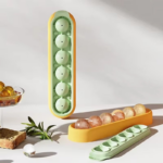 ⁦قالب كور ثلج مكونة من 6 قوالب مع غطاء سيليكون للمشروبات المثلجة⁩ - الصورة ⁦6⁩