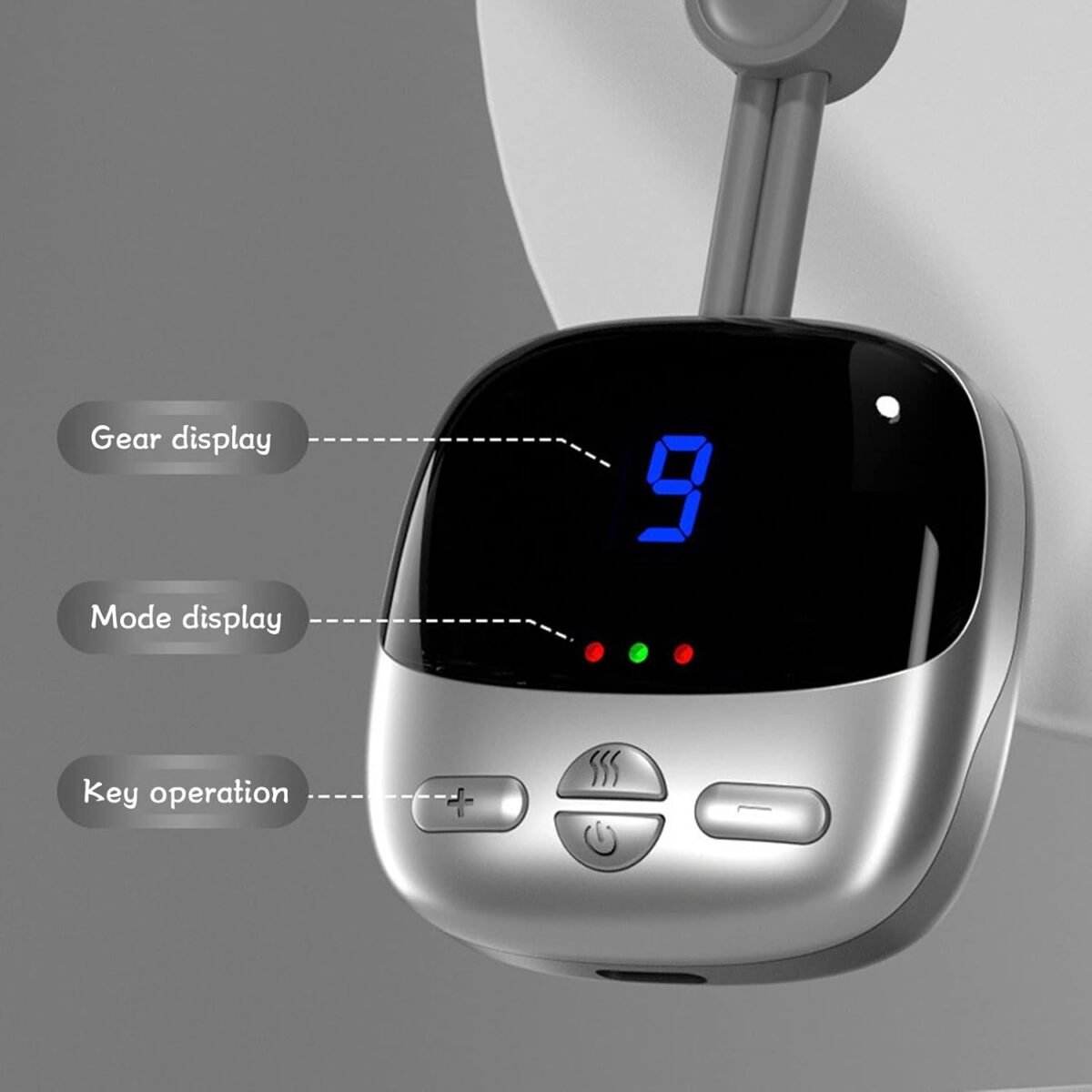 ⁦قلادة مساج حرارية معلقة لتدليك الرقبة والكتفين ب 4 اوضاع لاسترخاء العضلات⁩ - الصورة ⁦6⁩