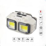 ⁦كشاف رأس أمامي  للتخيم يعمل بالشحن بيو اس بي⁩ - الصورة ⁦8⁩