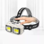 ⁦كشاف رأس أمامي  للتخيم يعمل بالشحن بيو اس بي⁩ - الصورة ⁦10⁩