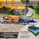 ⁦مرتبة هوائية محمولة قابلة للطي للرحلات والتخييم 2 متر⁩ - الصورة ⁦4⁩