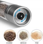 ⁦مطحنة فلفل اسود وتوابل يدوية 2 في 1مزودجة الرأس⁩ - الصورة ⁦4⁩