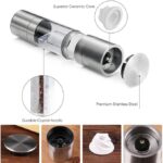 ⁦مطحنة فلفل اسود وتوابل يدوية 2 في 1مزودجة الرأس⁩ - الصورة ⁦8⁩