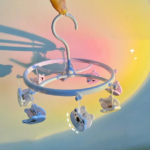 ⁦منشر حمام ميني ب 8 مشابك شكل باندا لتجفيف الشرابات والملابس الداخلية⁩ - الصورة ⁦6⁩