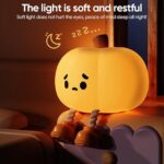 ⁦وناسة تاتش شكل يقطين مع  2 اضاءة مختلفة من السيليكون⁩ - الصورة ⁦3⁩