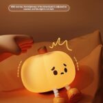 ⁦وناسة تاتش شكل يقطين مع  2 اضاءة مختلفة من السيليكون⁩ - الصورة ⁦4⁩