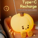 ⁦وناسة تاتش شكل يقطين مع  2 اضاءة مختلفة من السيليكون⁩ - الصورة ⁦6⁩