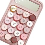 ⁦الة حاسبة بشاشة ديجيتال وازرار كبيرة للمكتب بتصميم ملون جذاب⁩ - الصورة ⁦5⁩