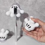 ⁦حامل سيليكون لفرش الأسنان مزود بهوك شفط للتعليق علي الحائط⁩ - الصورة ⁦9⁩