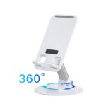 ⁦حامل موبايل وتابلت محمول يدور 360 درجة  للتحكم في زواية الرؤية وقابل للطي والتعديل⁩ - الصورة ⁦11⁩