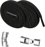 رباط حذاء مرن بقفل لضمان عدم الفك للاحذية الرسمية والرياضية بالوان مختلفة للكبار والاطفال - الصورة 2