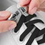 رباط حذاء مرن بقفل لضمان عدم الفك للاحذية الرسمية والرياضية بالوان مختلفة للكبار والاطفال - الصورة 3