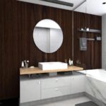 ⁦رول استيكر لاصق بتصميم خشبي مقاس 45 × 200 سم لتجديد وتزيين أسطح المطبخ والتربيزات⁩ - الصورة ⁦2⁩