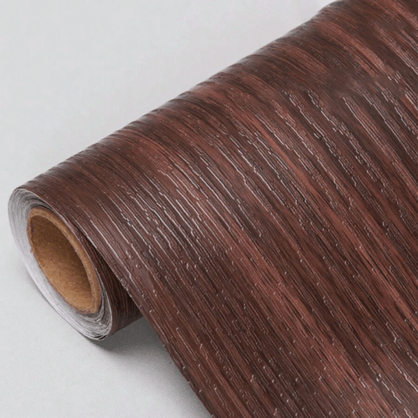 رول استيكر لاصق بتصميم خشبي مقاس 45 × 200 سم لتجديد وتزيين أسطح المطبخ والتربيزات