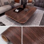 ⁦رول استيكر لاصق بتصميم خشبي مقاس 45 × 200 سم لتجديد وتزيين أسطح المطبخ والتربيزات⁩ - الصورة ⁦7⁩