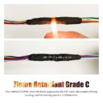 ⁦شريط عزل مقاوم للحرارة من القماش اللاصق لأسلاك الكهربائية⁩ - الصورة ⁦5⁩