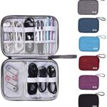 شنطة ومنظم وتربروف للاسلاك والكابلات والشواحن والباوربانك بيد لسهولة الحمل