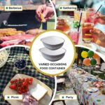 ⁦طبق بمصفاه بلاستيك منفصلة بسعة كبيرة لغسيل وتصفية الاطعمة⁩ - الصورة ⁦5⁩