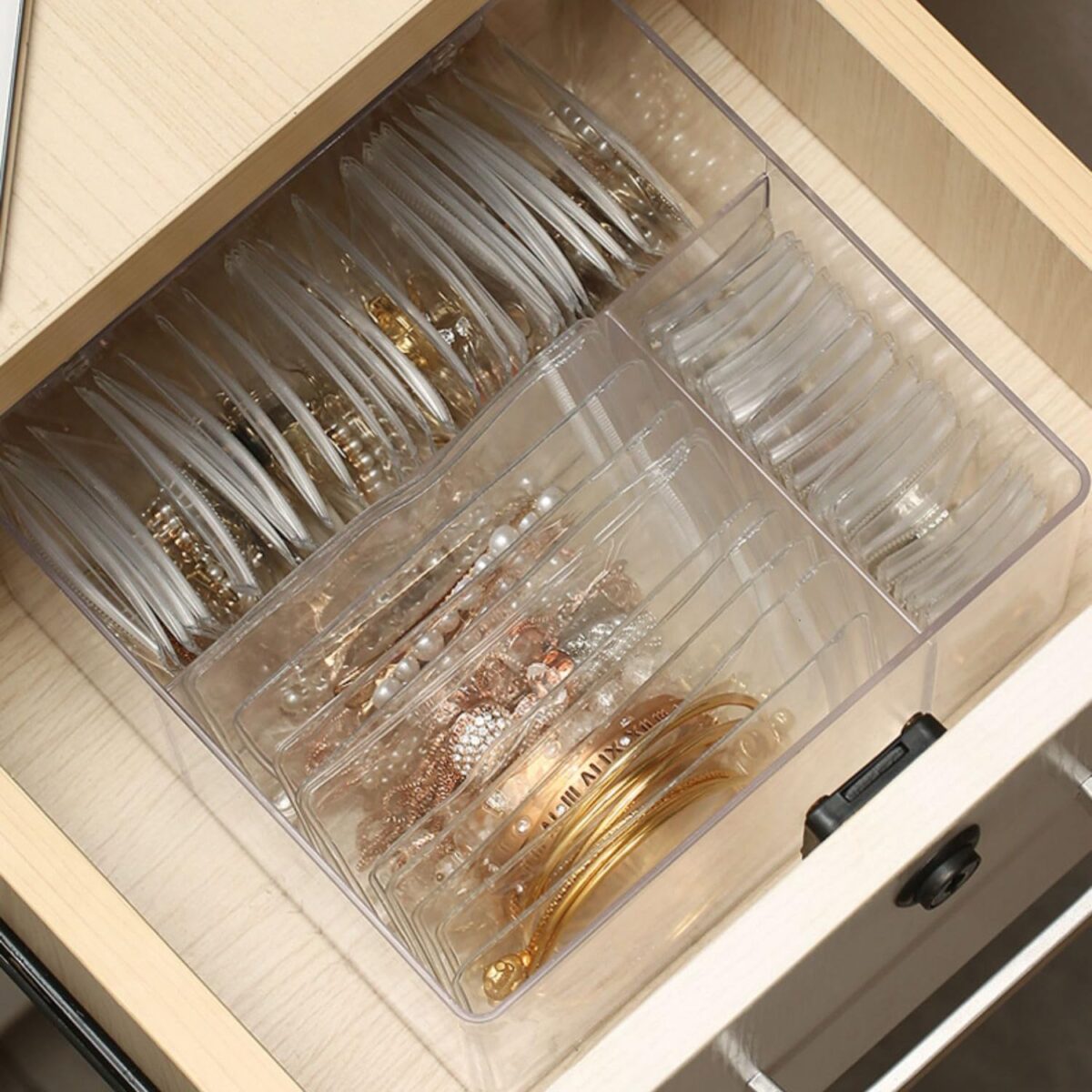 ⁦طقم اكياس بلاستيك محكمة الغلق لحفظ الاكسسوارات  - 10قطع⁩ - الصورة ⁦7⁩