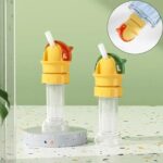 غطاء شاليموه بديل لاغطية الزجاجات للاطفال لمنع الانسكاب اثناء الشرب