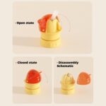 ⁦غطاء شاليموه بديل لاغطية الزجاجات للاطفال لمنع الانسكاب اثناء الشرب⁩ - الصورة ⁦7⁩